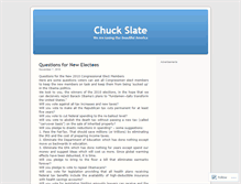 Tablet Screenshot of chuckster1.wordpress.com