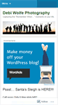 Mobile Screenshot of debiwolfephotography.wordpress.com