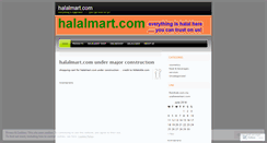 Desktop Screenshot of halalmart.wordpress.com