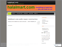 Tablet Screenshot of halalmart.wordpress.com