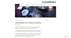 Desktop Screenshot of crucialdudes.wordpress.com