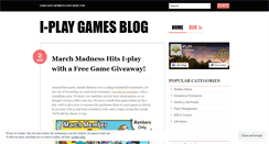 Desktop Screenshot of iplaygamesblog.wordpress.com