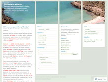 Tablet Screenshot of diccionarioabierto.wordpress.com