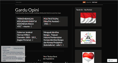 Desktop Screenshot of garduopini.wordpress.com