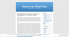 Desktop Screenshot of maartenvanwesel.wordpress.com