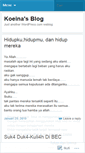 Mobile Screenshot of koeina.wordpress.com