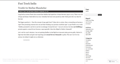 Desktop Screenshot of fasttrackindia.wordpress.com