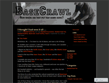 Tablet Screenshot of basecrawl.wordpress.com