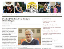 Tablet Screenshot of bridgecommunities.wordpress.com