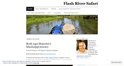 Desktop Screenshot of flashriversafari.wordpress.com