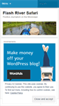 Mobile Screenshot of flashriversafari.wordpress.com