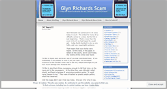 Desktop Screenshot of glynrichardsscam.wordpress.com