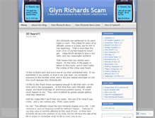 Tablet Screenshot of glynrichardsscam.wordpress.com