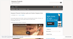 Desktop Screenshot of hangmanproducts.wordpress.com