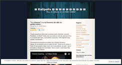 Desktop Screenshot of kalipolis.wordpress.com