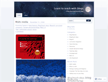 Tablet Screenshot of blog2teach.wordpress.com