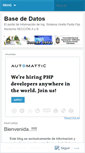 Mobile Screenshot of basedatosunefa.wordpress.com