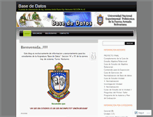 Tablet Screenshot of basedatosunefa.wordpress.com