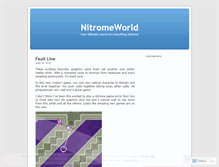 Tablet Screenshot of nitromeworld.wordpress.com