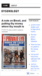 Mobile Screenshot of dysonology.wordpress.com