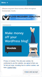 Mobile Screenshot of floodhelpschenectady.wordpress.com