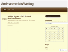 Tablet Screenshot of andreasmedia.wordpress.com