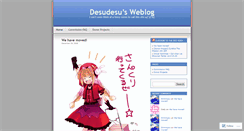 Desktop Screenshot of desudesu0.wordpress.com