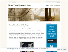 Tablet Screenshot of morethanmoving.wordpress.com