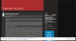Desktop Screenshot of exploreubuntu.wordpress.com