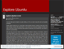 Tablet Screenshot of exploreubuntu.wordpress.com