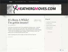 Tablet Screenshot of heathergmoves.wordpress.com