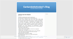 Desktop Screenshot of eankarabebekodasi.wordpress.com