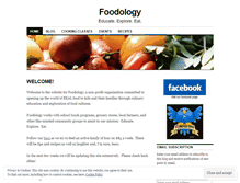 Tablet Screenshot of foodologyfoundation.wordpress.com