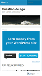 Mobile Screenshot of cuestiondeego.wordpress.com