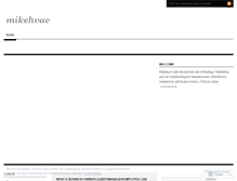 Tablet Screenshot of mikehvac.wordpress.com