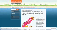 Desktop Screenshot of dloverso.wordpress.com
