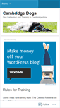 Mobile Screenshot of cambridgedogs.wordpress.com