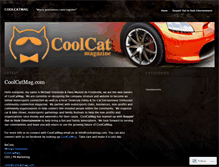 Tablet Screenshot of coolcatmag.wordpress.com