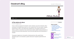 Desktop Screenshot of clarabrum.wordpress.com