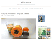 Tablet Screenshot of divinetiming.wordpress.com