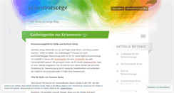 Desktop Screenshot of krisenvorsorge.wordpress.com