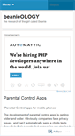 Mobile Screenshot of beanieology.wordpress.com