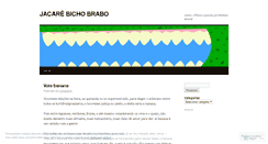 Desktop Screenshot of jacarebichobrabo.wordpress.com