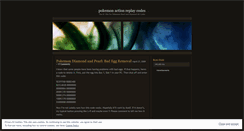Desktop Screenshot of pokemonactionreplaycodes.wordpress.com