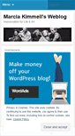 Mobile Screenshot of marciakimmell.wordpress.com