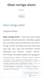 Mobile Screenshot of obatvertigoalamimanjur.wordpress.com