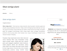 Tablet Screenshot of obatvertigoalamimanjur.wordpress.com