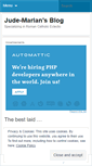 Mobile Screenshot of judemarian.wordpress.com
