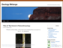 Tablet Screenshot of geologymelange.wordpress.com