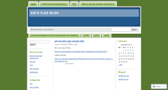 Desktop Screenshot of adiflex.wordpress.com